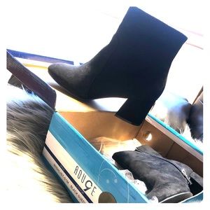 Black Suede Booties💕